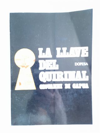 "Llave del Quirinal" Giovanni di Capua, 1972.