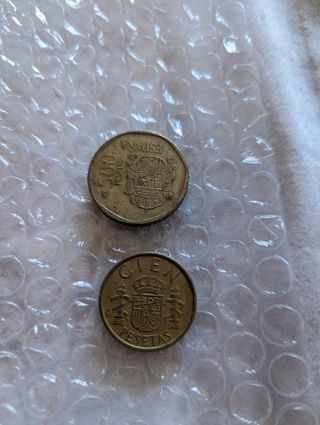 Pesetas 25, 100, 500