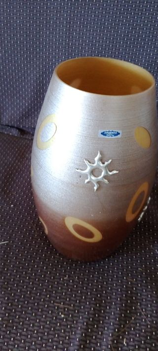 Vaso vetro e argento