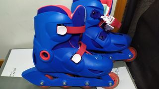 Patines para niños, bolsa transporte y protección.