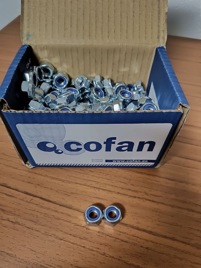 Dadi Autobloccanti DIN-985 C-8 M-10 Z,200 unità