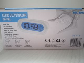 Reloj despertador digital