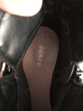 Botines de piel talla 37