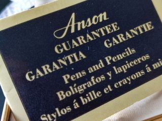 Portaminas y boligrafo ANSON americanos