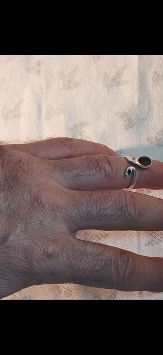 Anillo (MIXTO) "925 GRABADO"  ----- . [6 gramos] .