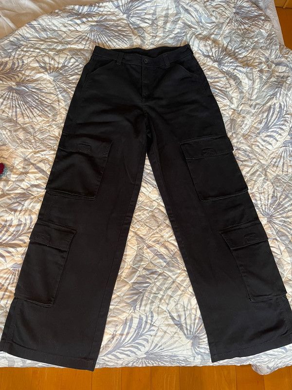 Pantalón recto ancho de h&m talla 36