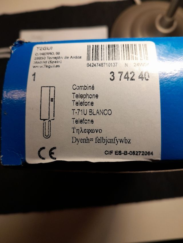 TELEFONILLO TEGUI NUEVO