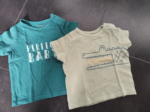 Camisetas bebé talla 6 meses 