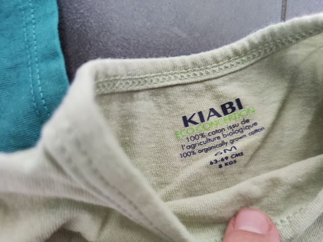 Camisetas bebé talla 6 meses 