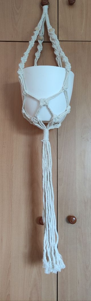 Porta macetas de macramé, varios modelos!