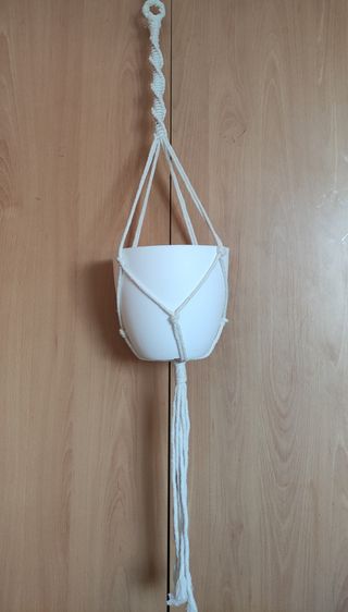 Porta macetas de macramé, varios modelos!