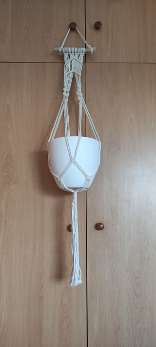 Porta macetas de macramé, varios modelos!