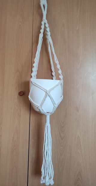 Porta macetas de macramé, varios modelos!
