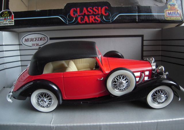 Mercedes 1936 scala 1:24 della Mira (nuovo boxed)