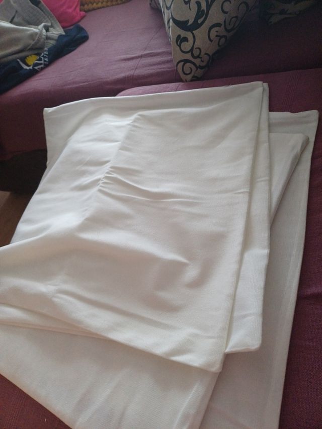 Fundas cojin blancas