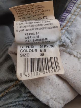 Vaquero Mujer Desigual