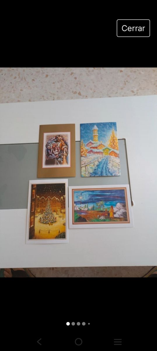 Tarjetas felicitación Navidad