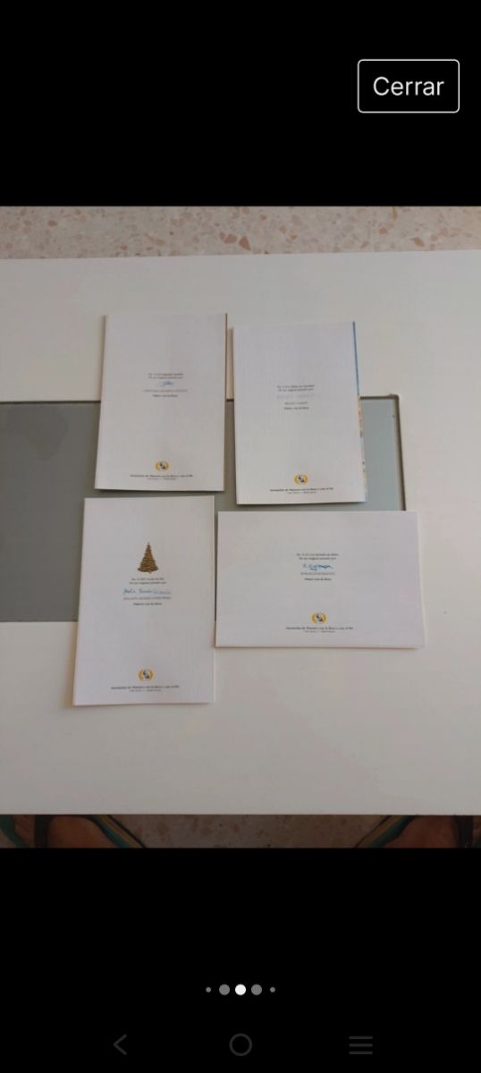 Tarjetas felicitación Navidad