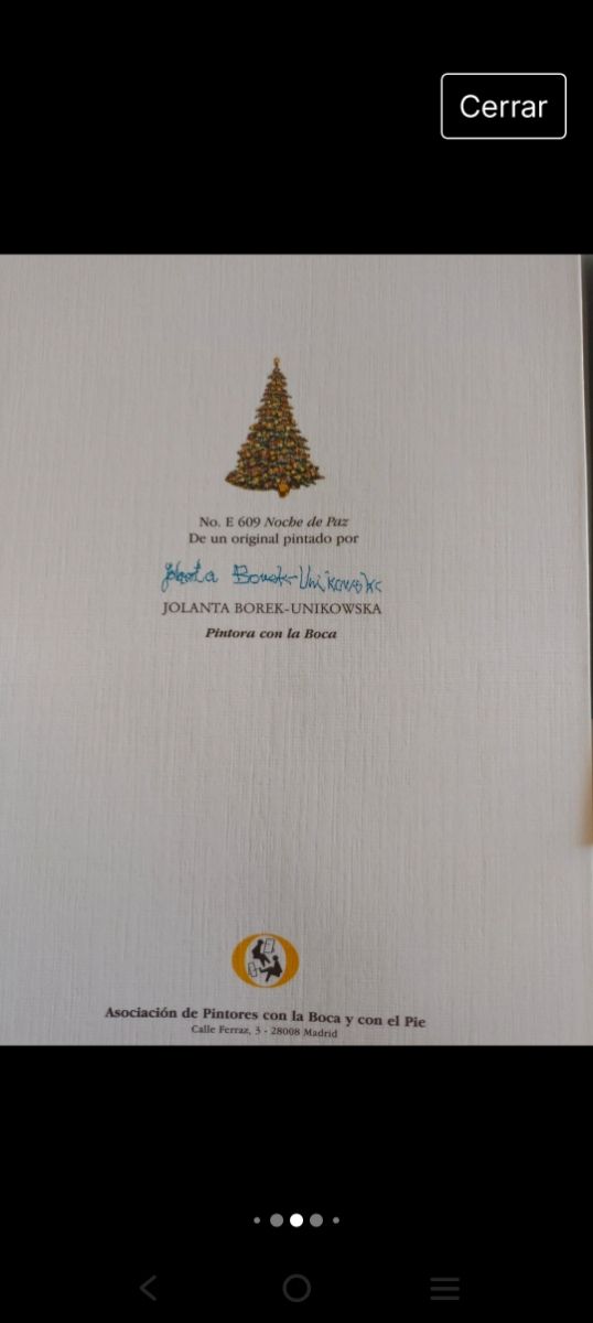 Tarjetas felicitación Navidad