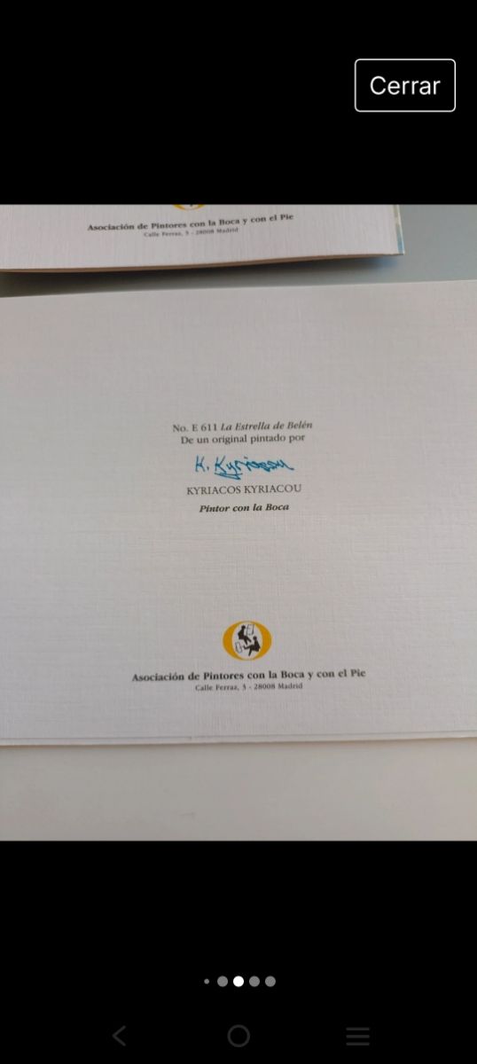 Tarjetas felicitación Navidad