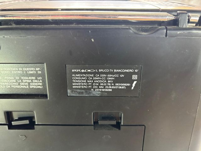 Tv irradio il bruco 10" funzionale