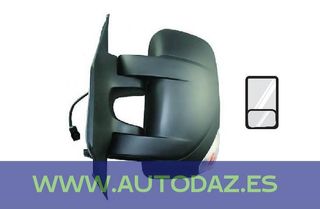Retrovisor eléctrico izquierdo térmico + piloto blanco [C