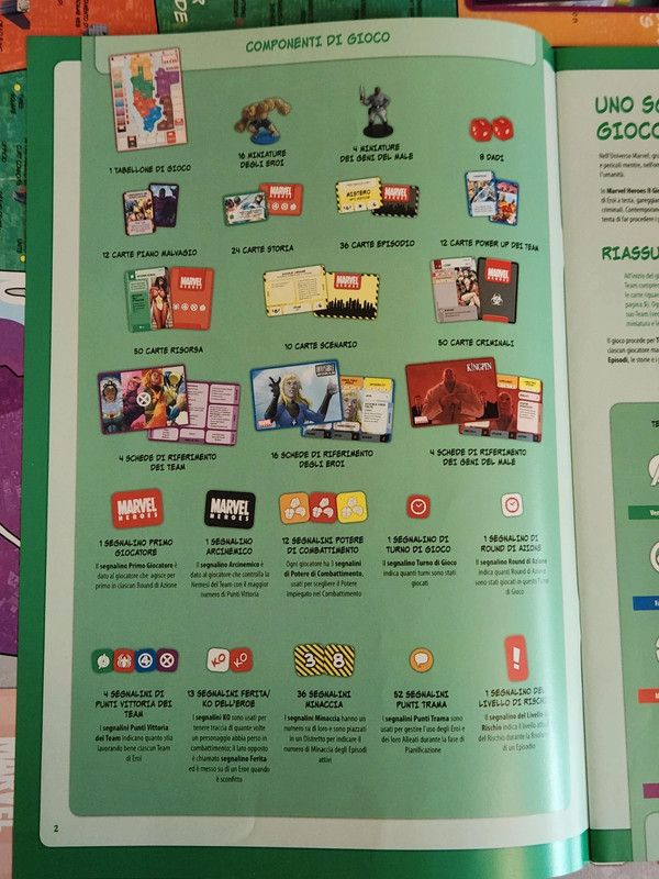 Gioco in scatola Marvel Heroes