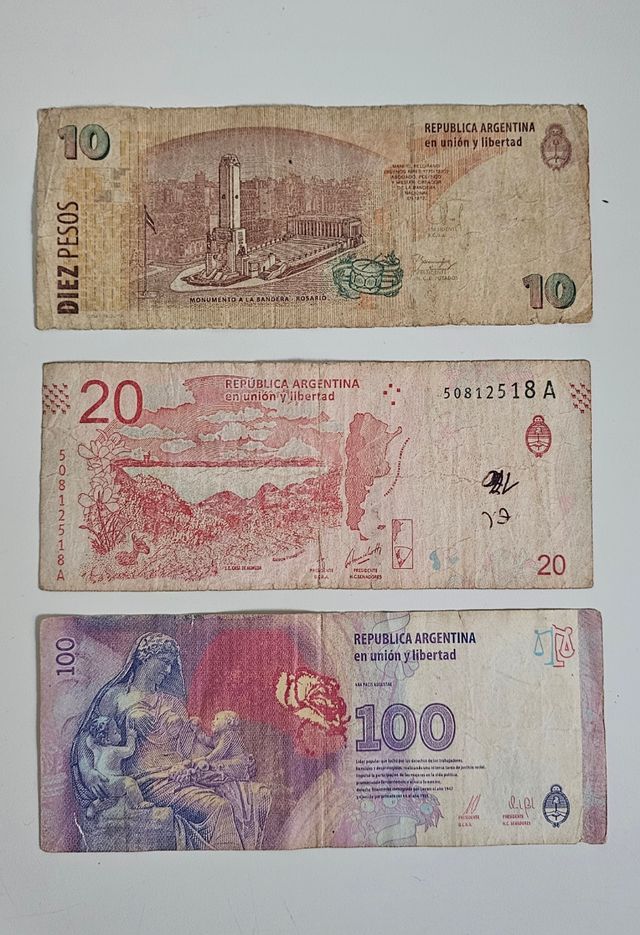 Set Billetes Argentina - Pesos argentinos