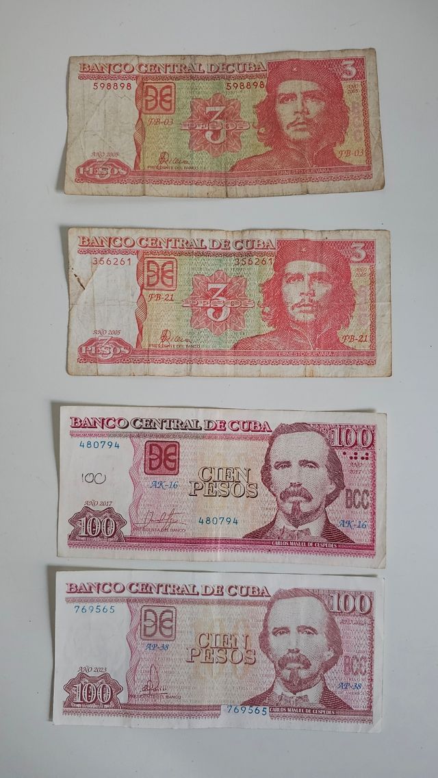 Set Billetes Cuba - Pesos cubanos