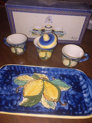 Tazzine siciliane dipinte a mano