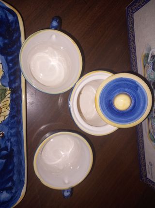 Tazzine siciliane dipinte a mano