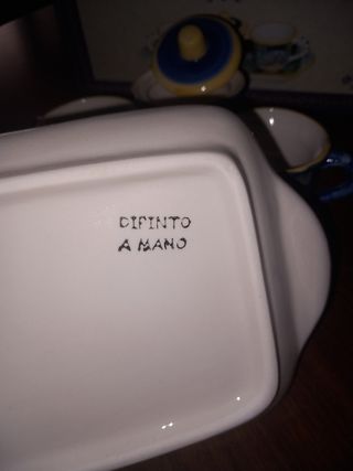 Tazzine siciliane dipinte a mano