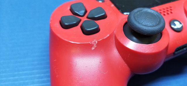 Mando PS4 rojo