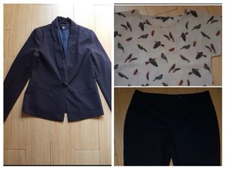 Blazer y Conjunto de Pantalón Blusa.