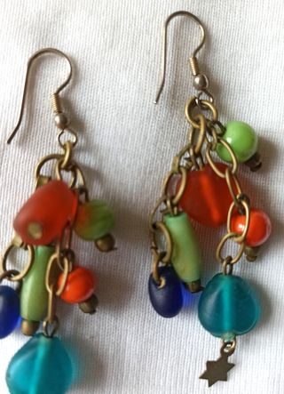 Pendientes vintage artesanía