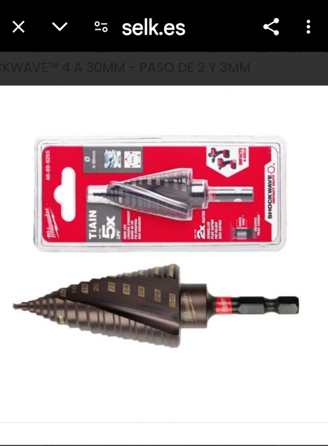 Broca Escalonada SHOCKWAVE