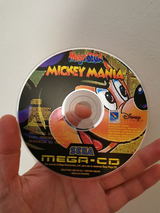 Demo de Mickey Mania para Mega-CD