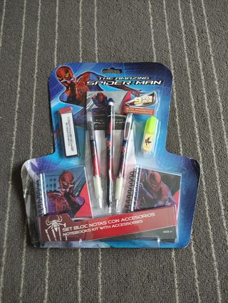 Kit escritura Spiderman 