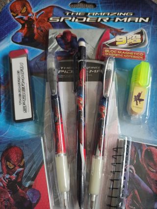 Kit escritura Spiderman 