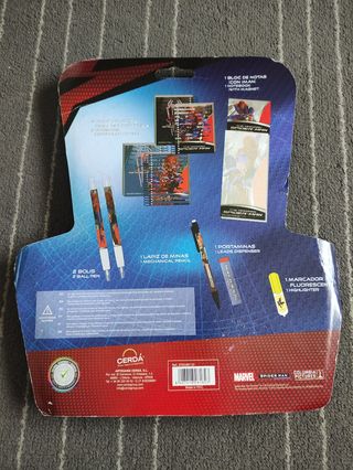 Kit escritura Spiderman 