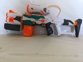 NERF TRI-STRIKE COMPLETO COME NUOVO
