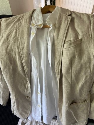 Traje lino talla 11-12 Zara