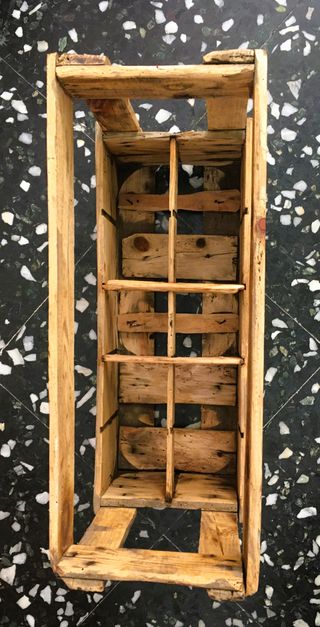 Caja de refrescos decada 1960 vintage industrial