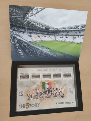 JUVENTUS Folder 2016 filatelia Poste Italiane