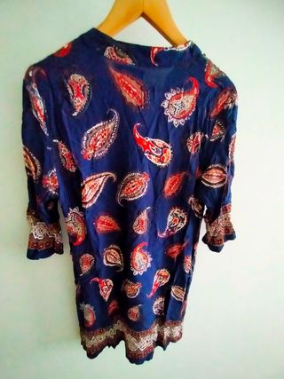 Túnica azul talla L/XL