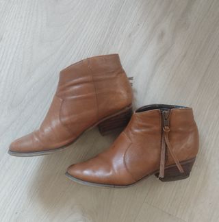Botines de piel auténtica 
