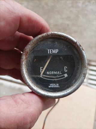 Reloj temperatura coche antiguo