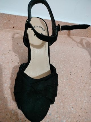 Zapatos Tacón de vestir. Plataforma. 