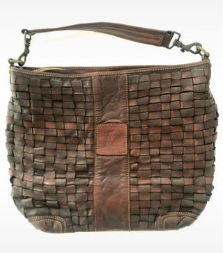 Borsa Campomaggi in pelle intrecciata