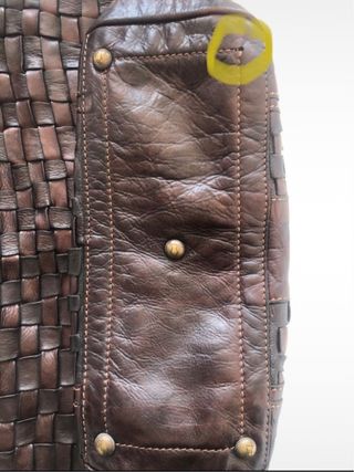 Borsa Campomaggi in pelle intrecciata
